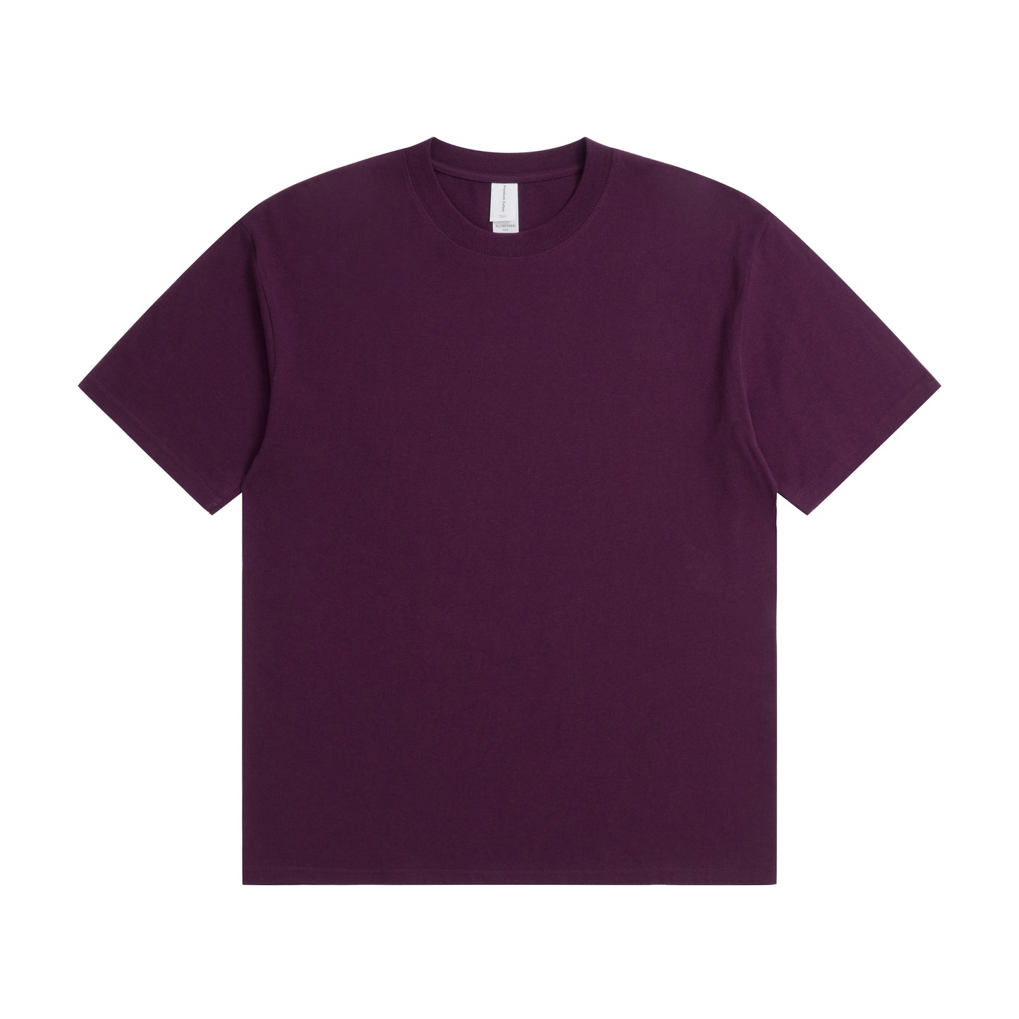 180G Adult Round Neck Short Sleeve T-Shirt - Imperial Purple